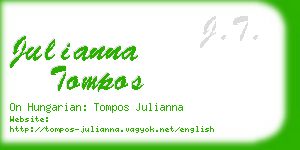 julianna tompos business card